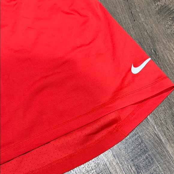 Nike Red Mesh-Back Performance Tank - Picture 3 of 5